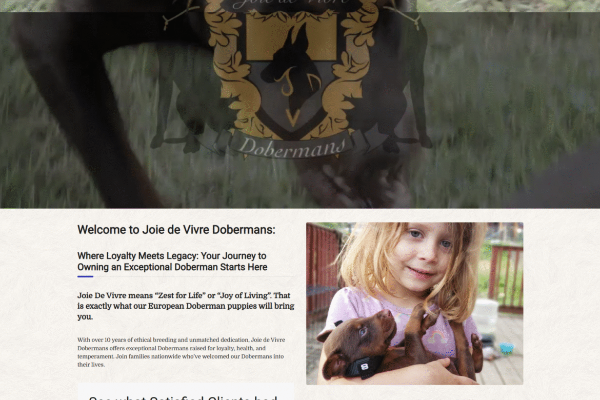Joie de Vivre Dobermans
